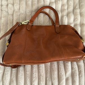 Madewell tan leather bag